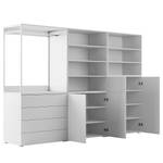 Armoire Nikko 279 cm - Type A Blanc alpin - Pousser pour ouvrir