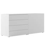 Dressoir Nikko met deuren alpinewit - Push to open