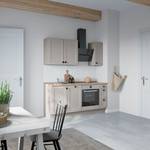 Küchenzeile High-Line Cascada Variante A Steingrau - Breite: 180 cm - Ausrichtung rechts - Ohne Elektrogeräte