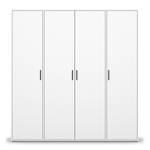 Armoire à portes battantes Voyager Blanc alpin - Largeur : 187 cm - Sans tiroir