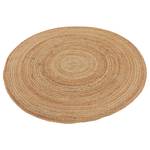 Tapis en jute Nele rond Jute - Naturel - 90 x 90 cm