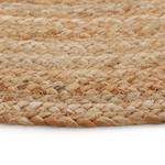 Tapis en jute Nele rond Jute - Naturel - 90 x 90 cm