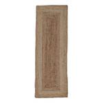 Tapis de couloir en jute Nele Jute - Naturel - 80 x 500 cm