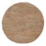 Tapis en jute Nala rond Jute - Naturel - 120 x 120 cm