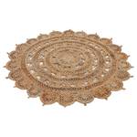 Tapis en jute Cate Jute - Naturel - 150 x 150 cm