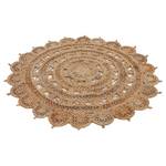 Tapis en jute Cate Jute - Naturel - 60 x 60 cm