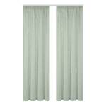 Rideaux Softy - Lot de 2 Polyester - Vert pastel - 140 x 225 cm