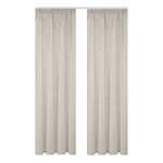 Gordijn Softy set van 2 polyester - Taupe - 140 x 160 cm