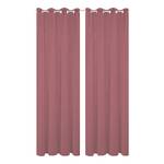 Set di 2 tende con anelli Softy Poliestere - Bacca - 140 x 225 cm