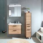 Armoire de toilette Quickset 392 Mélaminé - Imitation chêne Riviera - Largeur : 75 cm