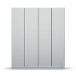 Armoire à portes battantes Monostar Gris soie - Largeur : 181 cm - Premium