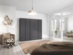 Drehtürenschrank Monostar Graumetallic - Breite: 226 cm - Premium