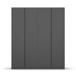 Drehtürenschrank Monostar Graumetallic - Breite: 181 cm - Basic