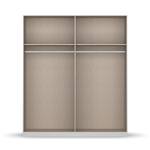 Drehtürenschrank Monostar Graumetallic - Breite: 181 cm - Basic