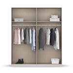 Drehtürenschrank Monostar Graumetallic - Breite: 181 cm - Basic