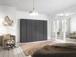 Drehtürenschrank Monostar Graumetallic - Breite: 271 cm - Basic