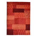 Tapis en laine Domas Laine vierge / Rouge / 60 x 90 cm - Rouge - 60 x 90 cm