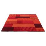 Wollen vloerkleed Domas scheerwol - rood- 190 x 290 cm - Rood - 190 x 290 cm