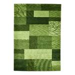 Wollen vloerkleed Domas scheerwol - groen- 300 x 400 cm - Groen - 300 x 400 cm