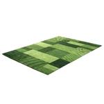 Wollen vloerkleed Domas scheerwol - groen- 300 x 400 cm - Groen - 300 x 400 cm