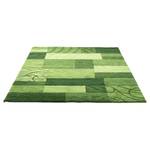 Wollen vloerkleed Domas scheerwol - groen- 300 x 400 cm - Groen - 300 x 400 cm