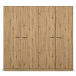 Drehtürenschrank Florenz Eiche Artisan Dekor - Breite: 226 cm - Ohne Spiegeltür/-en