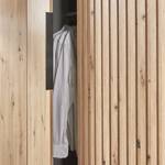 Armoire à portes battantes Andorra Imitation chêne Artisan - Largeur : 200 cm