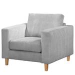 Fauteuil MAISON vlakweefsel - Corduroy Poppy: Lichtgrijs