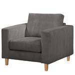 Fauteuil MAISON vlakweefsel - Corduroy Poppy: Grijs