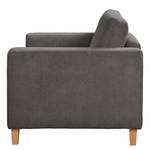 Fauteuil MAISON Tissage à plat - Velours côtelé Poppy: Gris