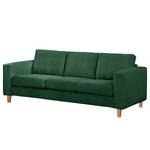 3-Sitzer Sofa MAISON Cordstoff Poppy: Tannengrün - Ohne Schlaffunktion