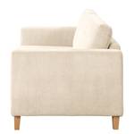 3-Sitzer Sofa MAISON Cordstoff Poppy: Creme - Ohne Schlaffunktion