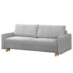 3-Sitzer Sofa MAISON Cordstoff Poppy: Hellgrau - Mit Schlaffunktion