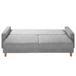 3-Sitzer Sofa MAISON Cordstoff Poppy: Hellgrau - Mit Schlaffunktion