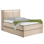 Letto boxspring Kinx Tessuto KINX: beige - 140 x 220cm - H3 - 130 cm