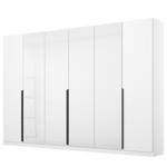 Armoire à portes battantes Artemis Verre - Blanc / Blanc alpin - Largeur : 271 cm