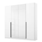 Armoire à portes battantes Artemis Verre - Blanc / Blanc alpin - Largeur : 181 cm