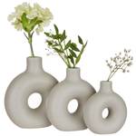 Vase LOOPY Dolomit - Grau / Hellgrau - Hellgrau - Höhe: 12 cm