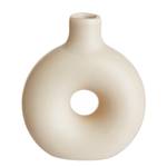 Vase LOOPY Dolomit - Beige - Beige - Höhe: 8 cm