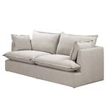 3-Sitzer Sofa FALKOR Flachgewebe Reija: Steingrau