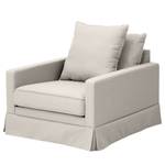 Fauteuil Logoua avec housse Tissu Haiba: Gris clair