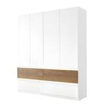 Armoire Winnipeg Blanc alpin - Largeur : 181 cm - Avec éclairage