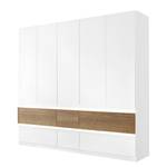 Armoire Winnipeg Blanc alpin - Largeur : 226 cm - Avec éclairage