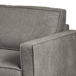 2-Sitzer Sofa FORT DODGE Webstoff Maila: Dunkelgrau - Mit Schlaffunktion