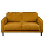 2-Sitzer Sofa FORT DODGE Cordstoff Poppy: Senfgelb - Mit Schlaffunktion