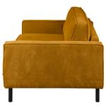 2-Sitzer Sofa FORT DODGE Cordstoff Poppy: Senfgelb - Mit Schlaffunktion