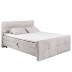 Boxbett Cucche Cordstoff Zuri: Silber - 180 x 200cm