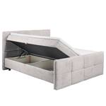 Boxbett Cucche Cordstoff Zuri: Silber - 180 x 200cm