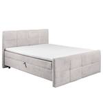 Boxbett Cucche Cordstoff Zuri: Silber - 180 x 200cm