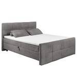 Boxspring Cucche Corduroy Zuri: Grijs - 180 x 200cm